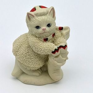 🦋BOGO Vintage Lefton Kitty Snowflake Figurine